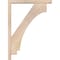 Ekena Millwork Imperial Block Smooth Bracket w/ Offset Brace, Douglas Fir, 3 1/2"W x 22"D x 30"H BKT0402X22X30IMP05SDF - alternate 3